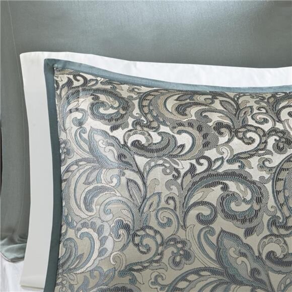 Madison Park Essentials Brystol 24 Piece Room in a Bag Faux Silk Comforter - Picture 3 of 7